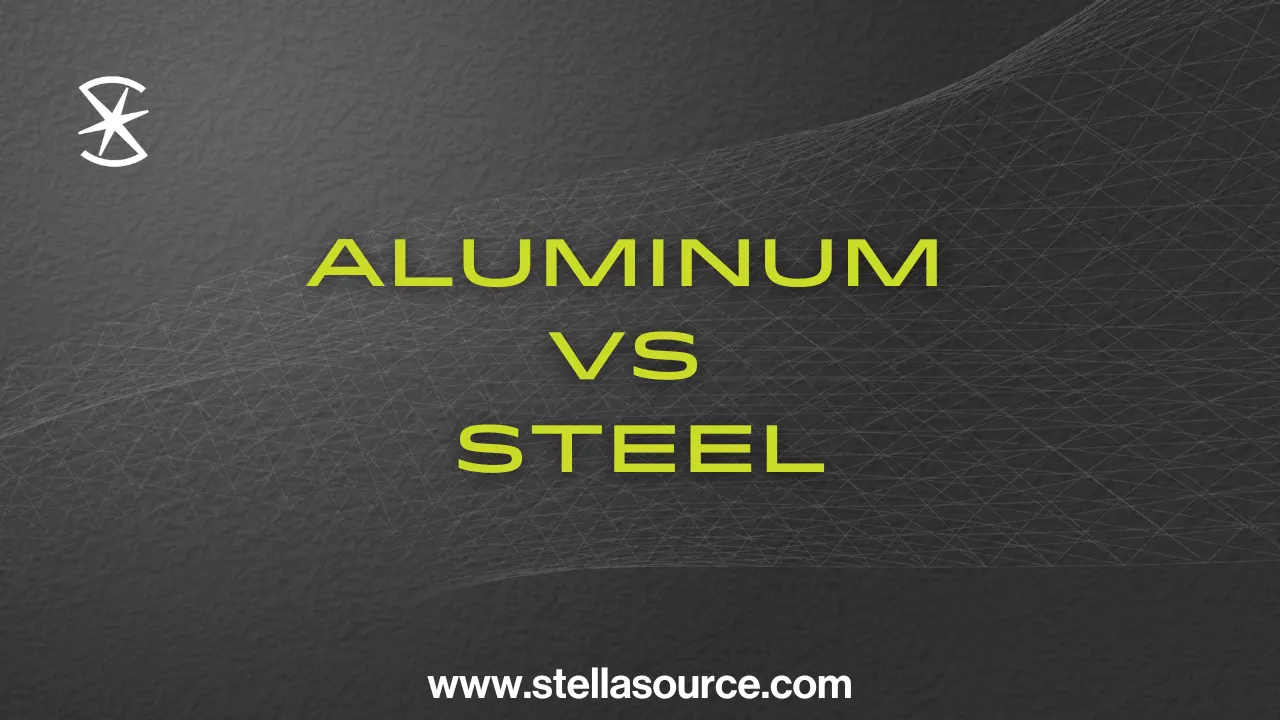 Aluminum and steel stock side by side for comparison