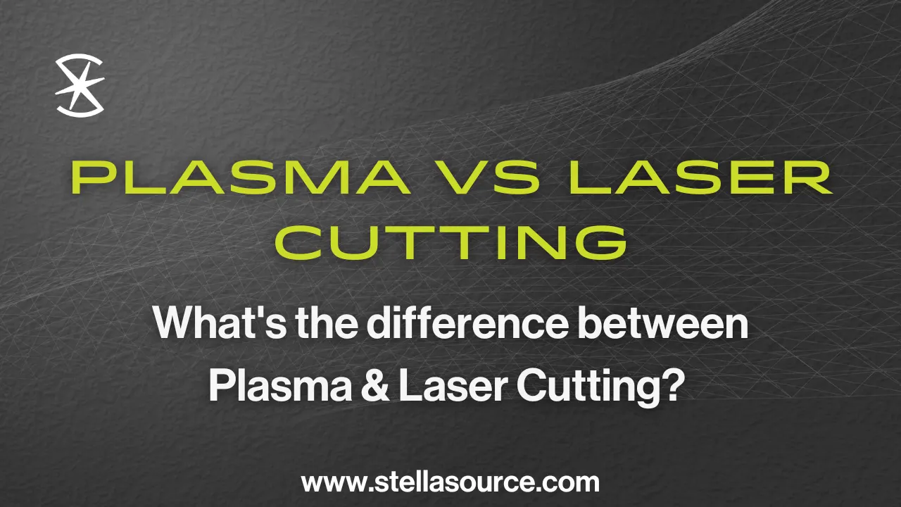 Plasma cutting and laser cutting of metal compared