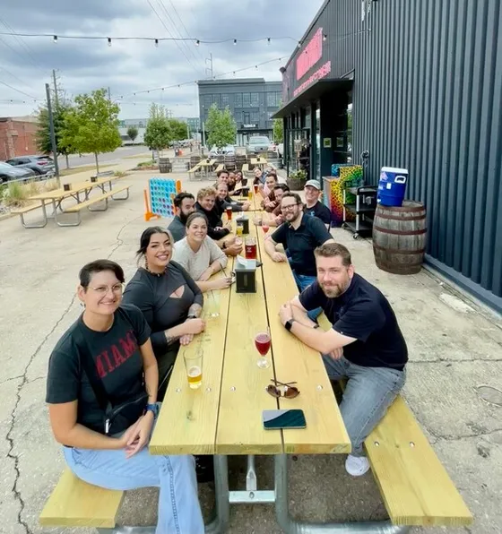 Stella Source team members at work.