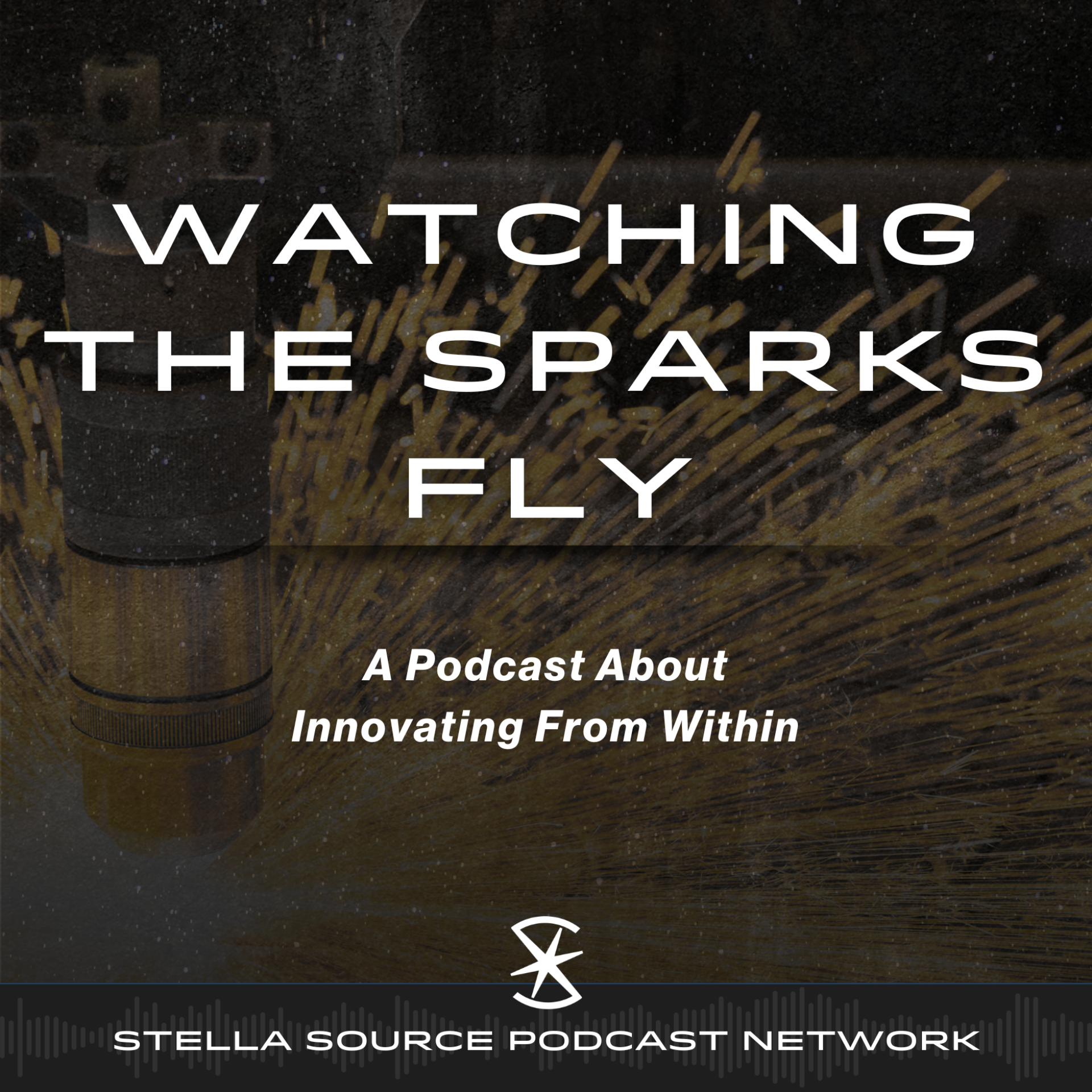 Watching the Sparks Fly podcast cover art.