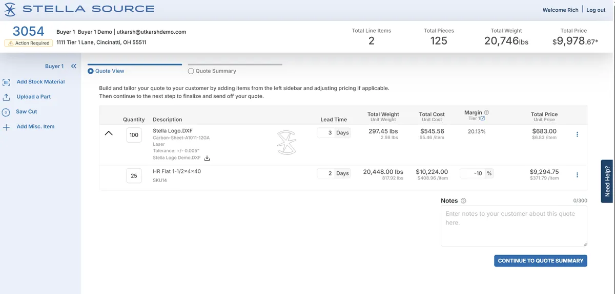Stella Source Spring 2026 product update screenshot